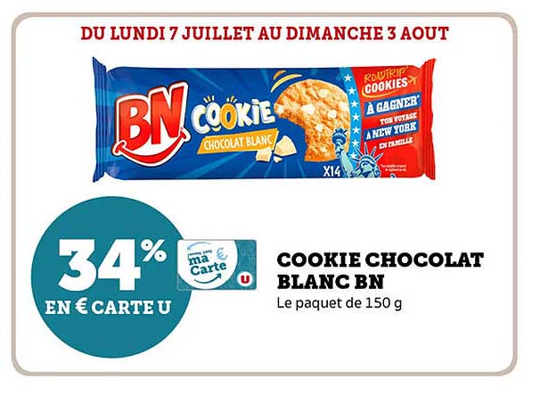 COOKIE CHOCOLAT BLANC BN
