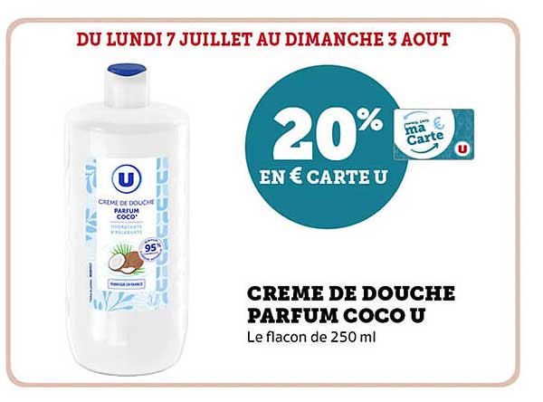 CREME DE DOUCHE PARFUM COCO U