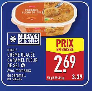 CRÈME GLACÉE CARAMEL FLEUR DE SEL