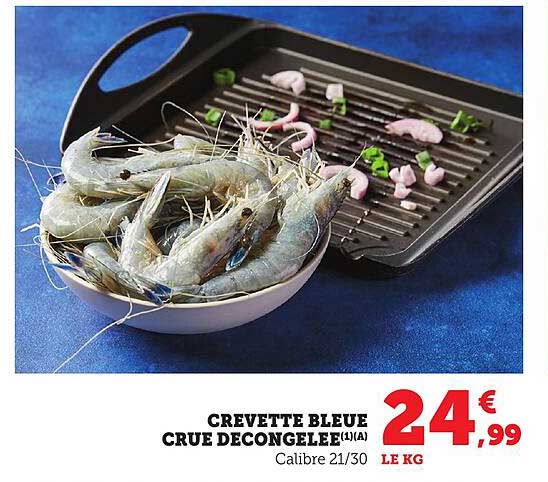 CREVETTE BLEUE CRUE DECONGELEE(1)(A)
