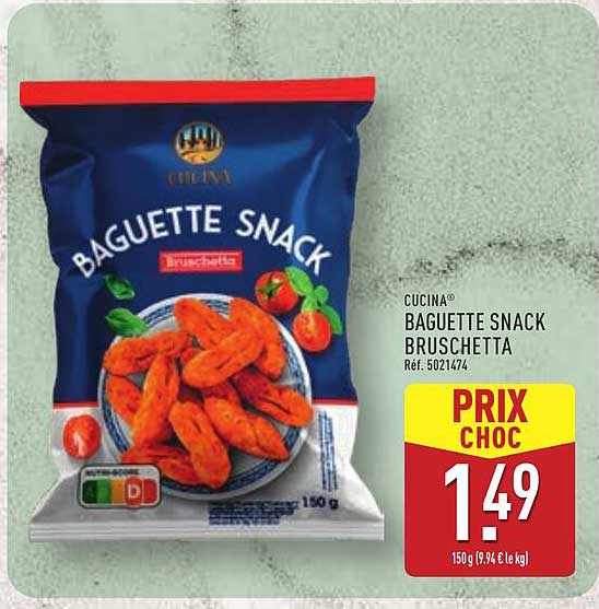 CUCINA® BAGUETTE SNACK BRUSCHETTA