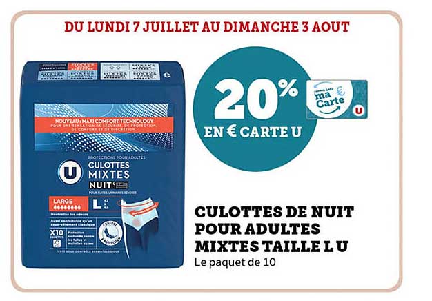 CULOTTES DE NUIT POUR ADULTES MIXTES TAILLE L U
