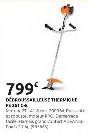 DÉBROUSSAILLEUSE THERMIQUE FS 261 C-E