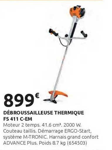 DÉBROUSSAILLEUSE THERMIQUE FS 411 C-EM