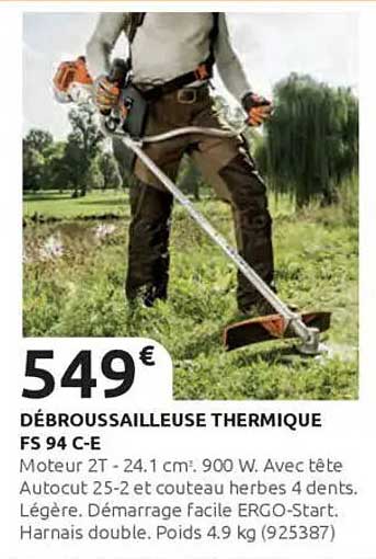 DÉBROUSSAILLEUSE THERMIQUE FS 94 C-E