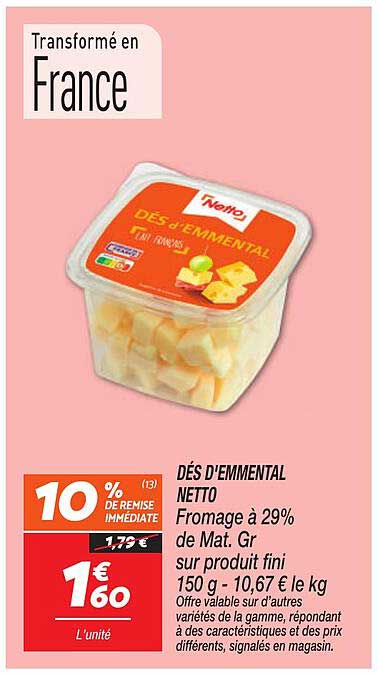 DÉS D'EMMENTAL