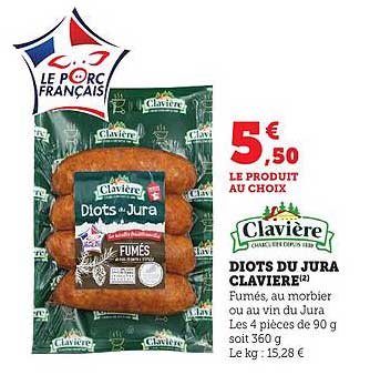 DIOTS DU JURA CLAVIERÈ