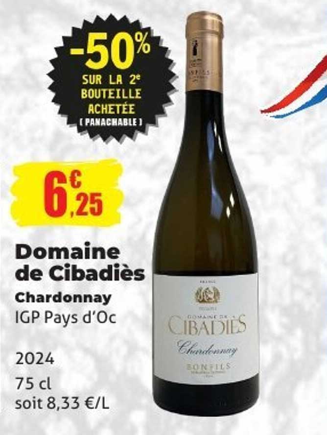 Domaine de Cibadiès Chardonnay IGP Pays d'Oc
