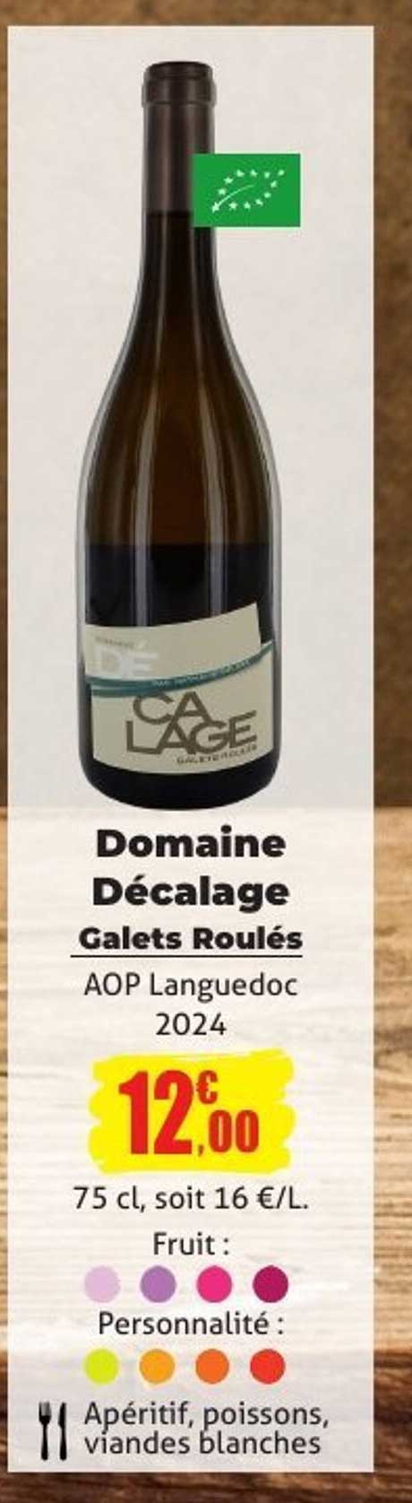 Domaine Décalage Galets Roulés AOP Languedoc 2024