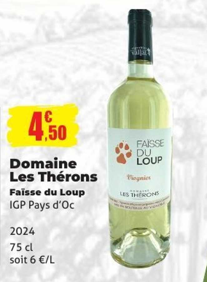 Domaine Les Thérons Faïssé du Loup IGP Pays d'Oc