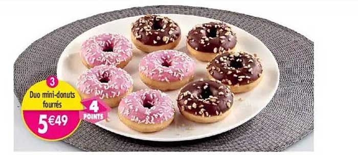Duo mini-donuts fourrés