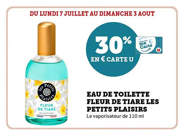 EAU DE TOILETTE FLEUR DE TIARE LES PETITS PLAISIRS