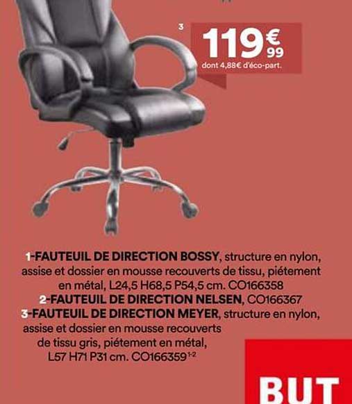 Fauteuil de direction Bossy