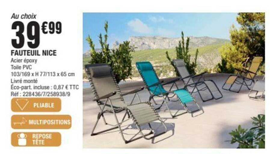 FAUTEUIL NICE