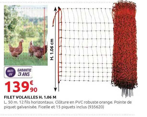 FILET VOLAILLES H. 1.06 M