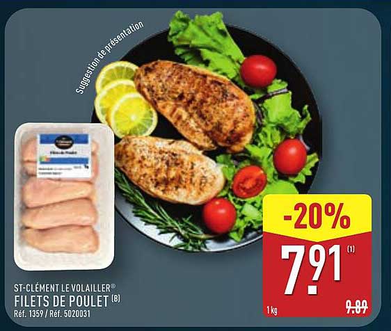 Filets de poulet