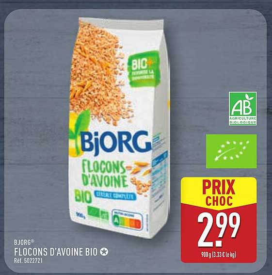 Flocons d'Avoine BIO BJORG