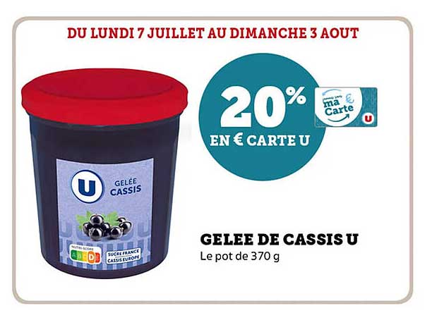 GELEE DE CASSIS U