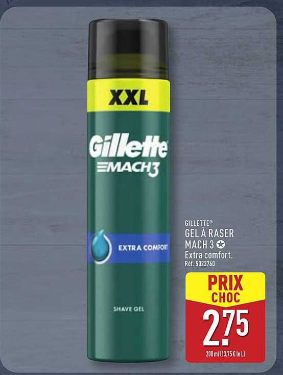 GILLETTE® GEL À RASER MACH 3
