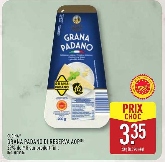 GRANA PADANO DI RESERVA AOP