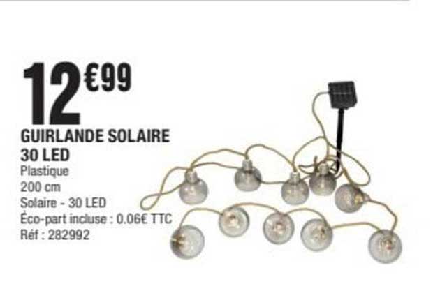 GUIRLANDE SOLAIRE 30 LED