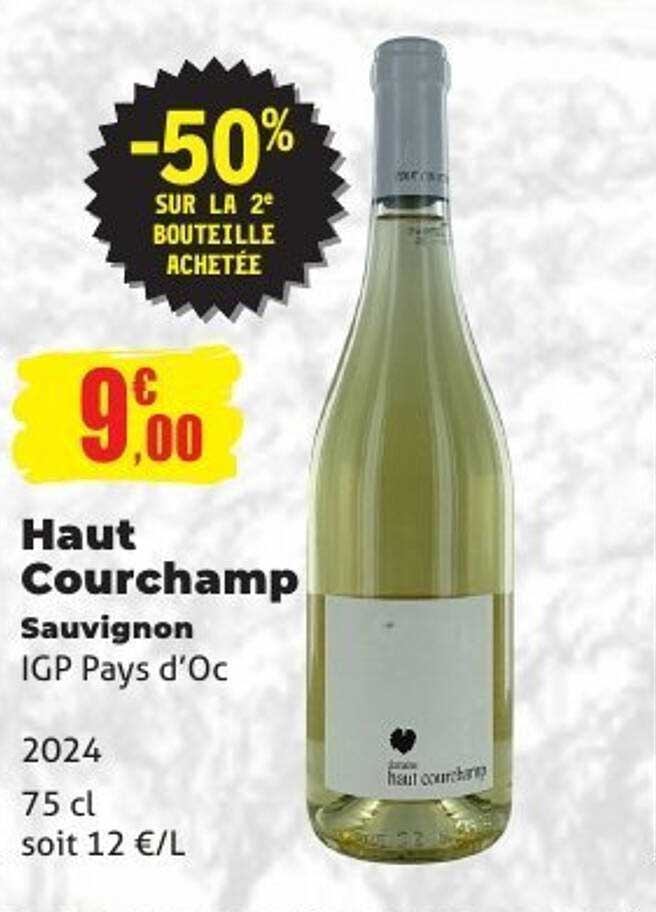 Haut Courchamp Sauvignon IGP Pays d'Oc