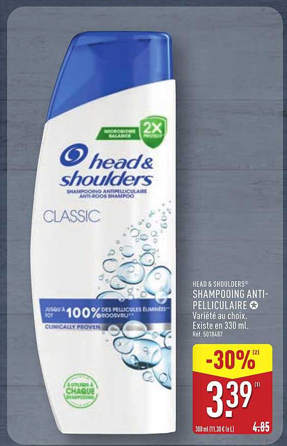 HEAD & SHOULDERS® SHAMPOOING ANTI-PELLICULAIRE