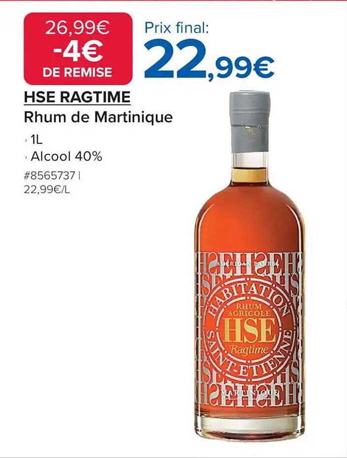 HSE RAGTIME Rhum de Martinique