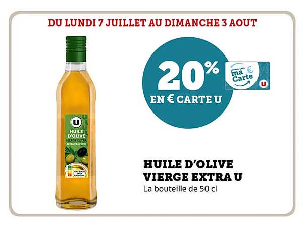 HUILE D'OLIVE VIERGE EXTRA U