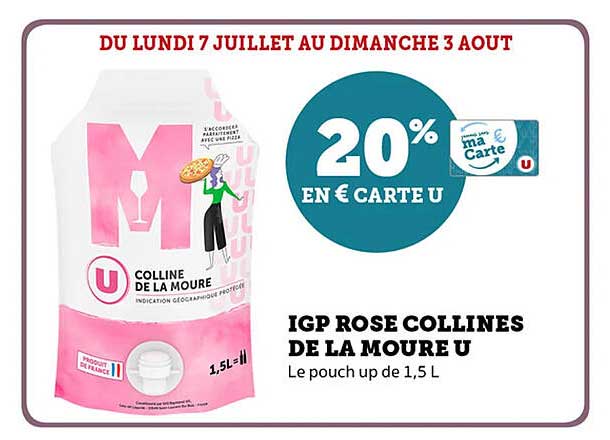 IGP ROSE COLLINES DE LA MOURE U