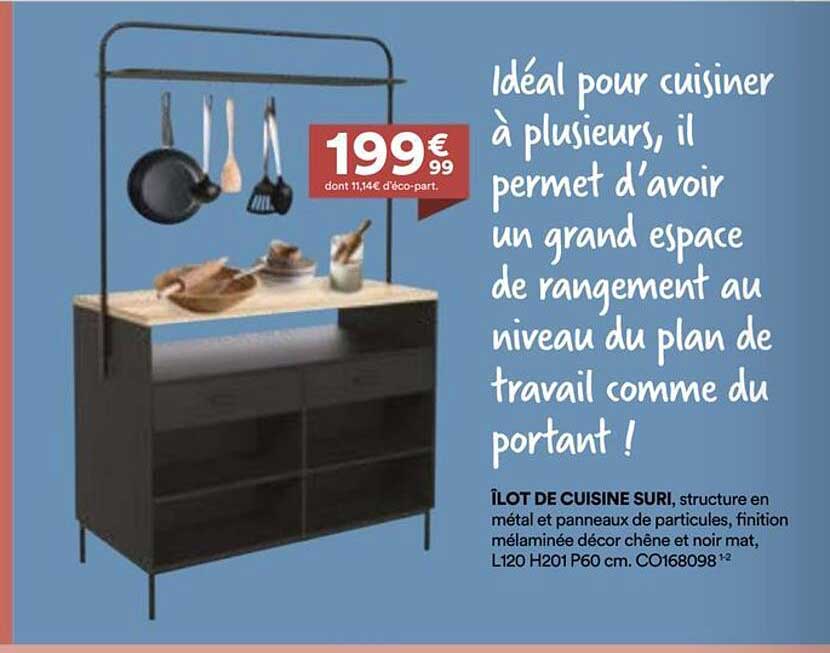 Îlot de cuisine SURI