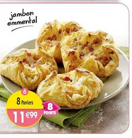 Jambon Emmental - 8 Paniers