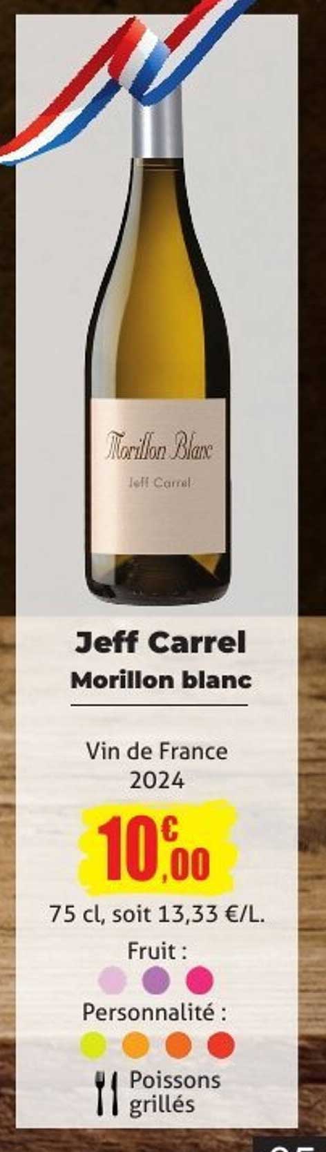 Jeff Carrel Morillon blanc