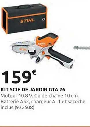 KIT SCIE DE JARDIN GTA 26