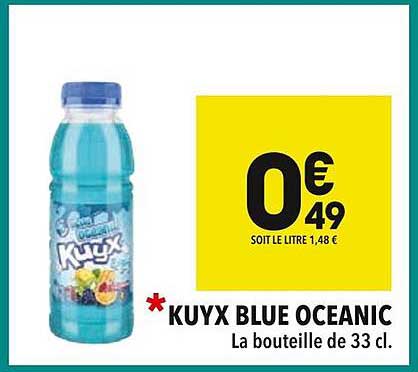 KUYX BLUE OCEANIC La bouteille de 33 cl.