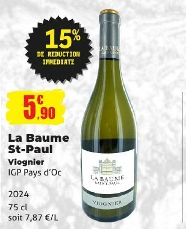 La Baume St-Paul Viognier IGP Pays d’Oc