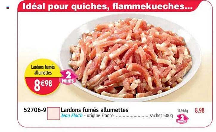 Lardons fumés allumettes