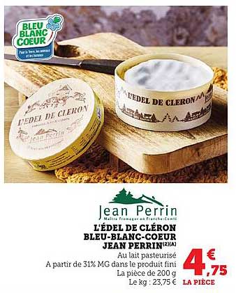 L'ÉDEL DE CLÉRON BLEU-BLANC-COEUR JEAN PERRIN