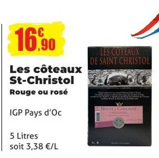 Les coteaux St-Christol Rouge ou rosé