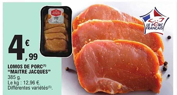 Lomos de porc "Maître Jacques"