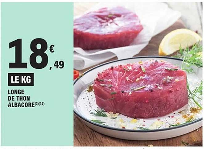Longe de thon albacore