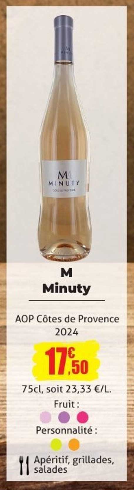 M Minuty AOP Côtes de Provence 2024