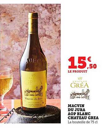 MACVIN DU JURA AOP BLANC CHATEAU GREA