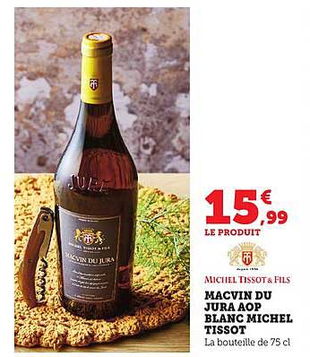 MACVIN DU JURA AOP BLANC MICHEL TISSOT