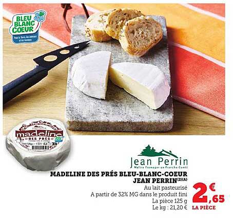 MADELINE DES PRÉS BLEU-BLANC-COEUR JEAN PERRIN
