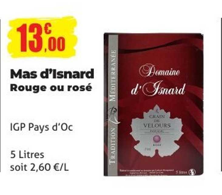 Mas d'Isnard Rouge ou rosé