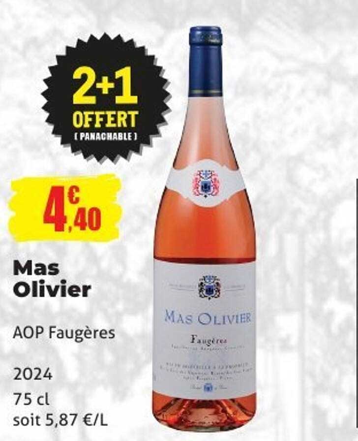 Mas Olivier AOP Faugères - 75 cl