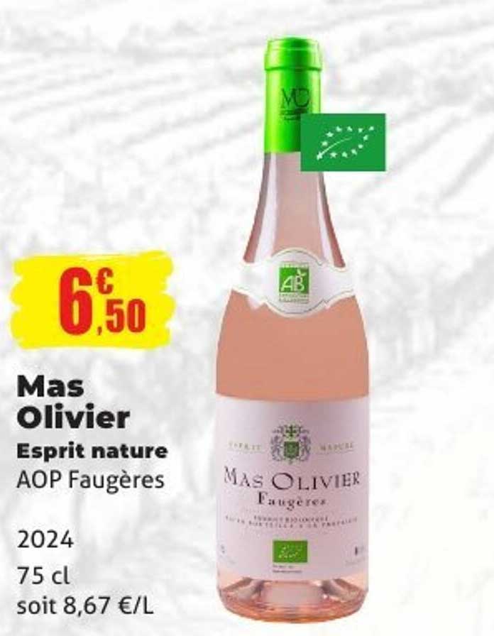 Mas Olivier Esprit nature AOP Faugères