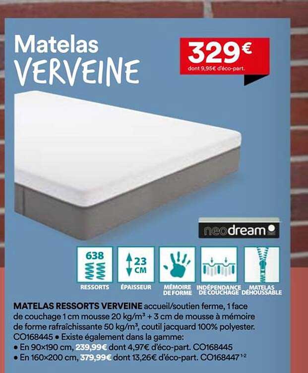 Matelas VERVEINE