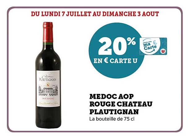 MEDOC AOP ROUGE CHATEAU PLAUTIGNAN